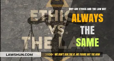 Ethics vs. Law: Understanding the Divide and Its Implications