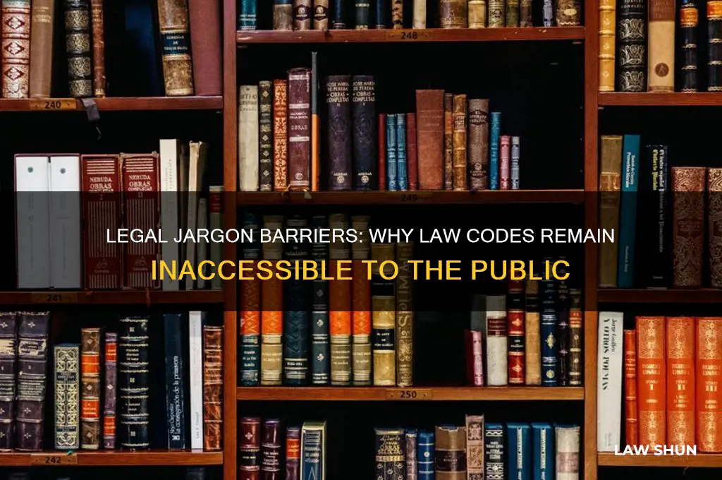 why are law codes not accessible to people