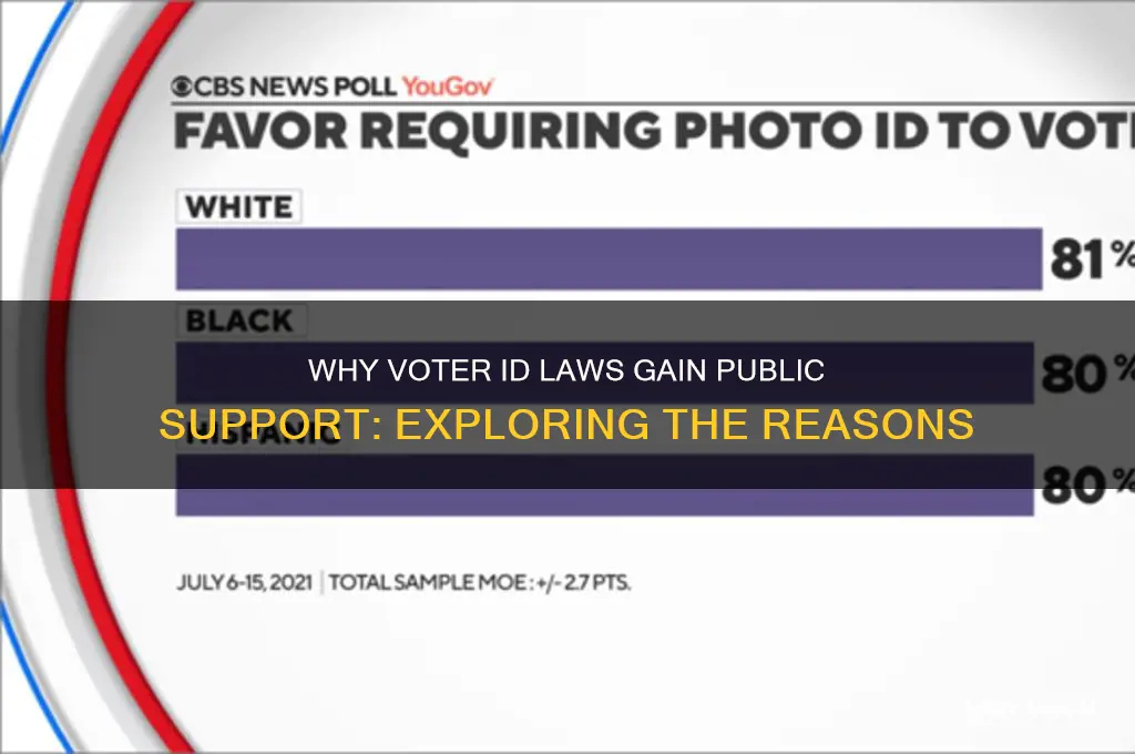why are people support voter id law