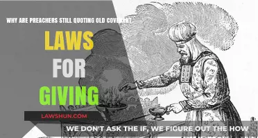 Old Laws, New Grace: Why Preachers Still Quote Covenant Giving