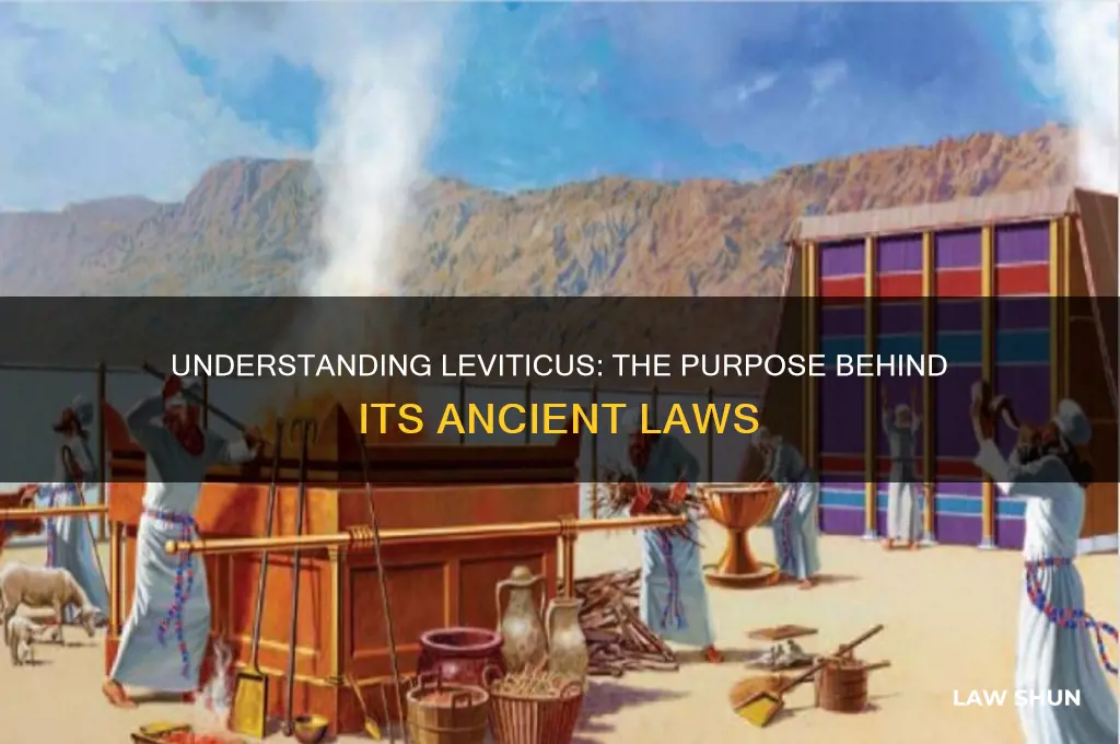 why are the laws written in the book of leviticus
