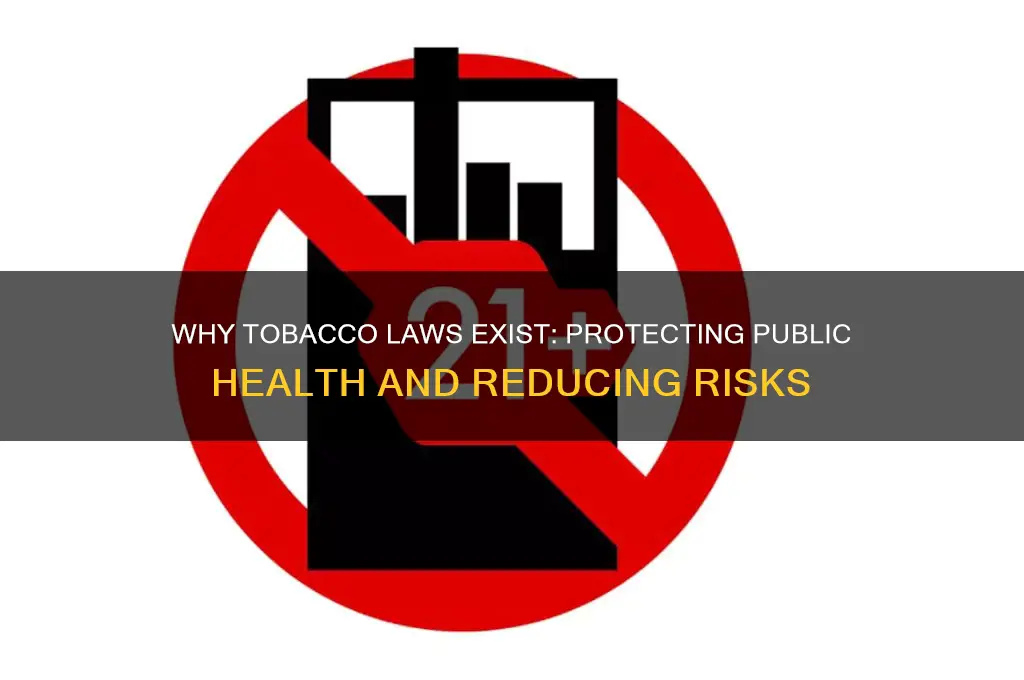 why are there laws regarding tobacco