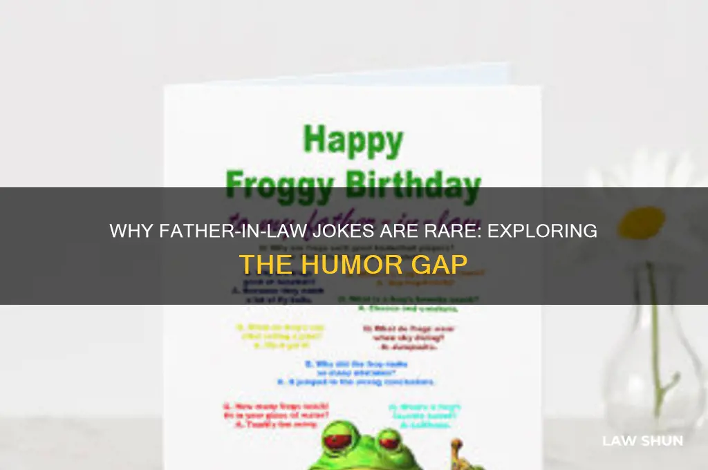 why are there no father in law jokes
