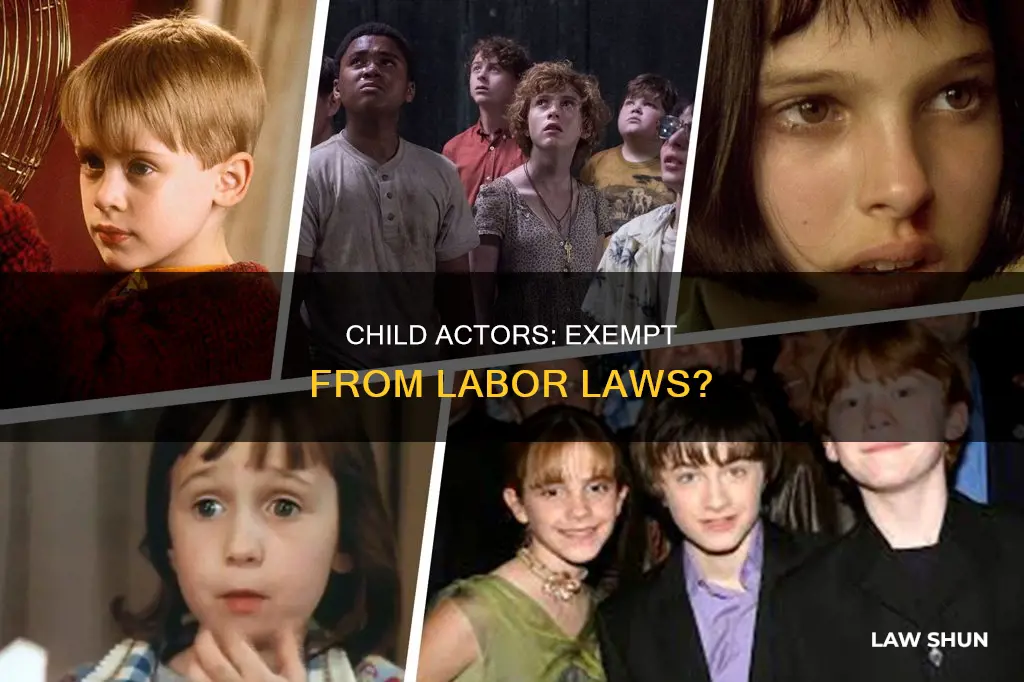 why aren there child labor laws apply to actors