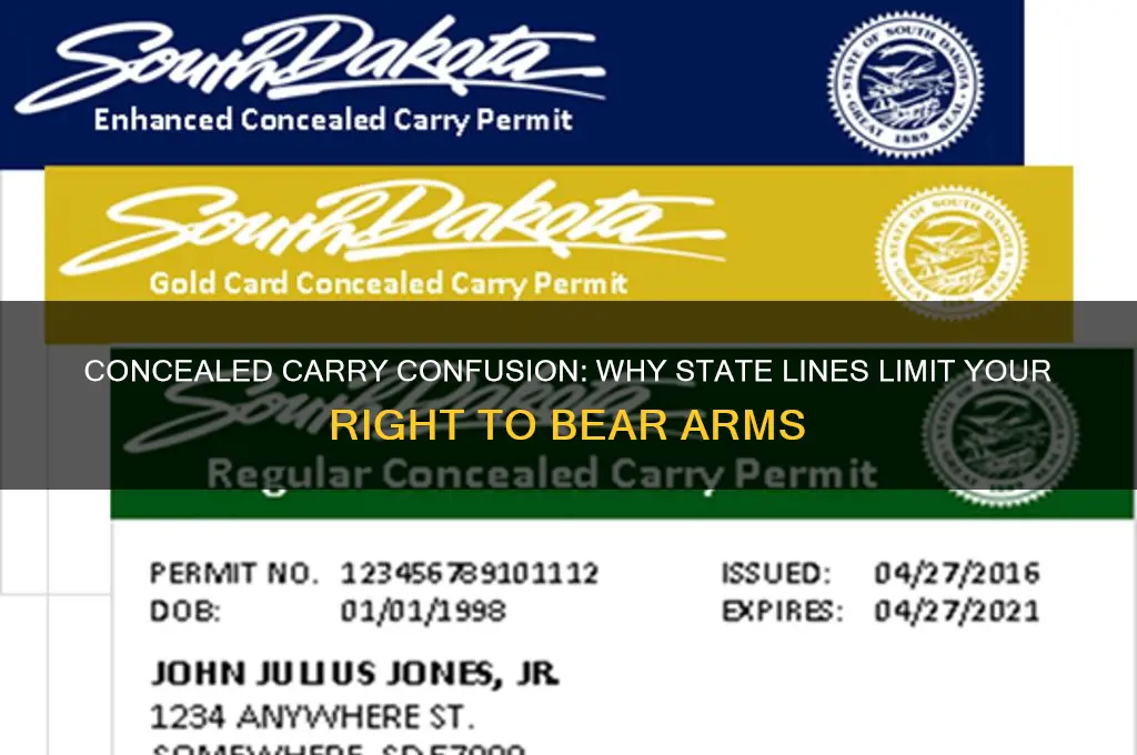why arent concealed carry laws interstate