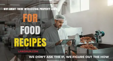Why Food Recipes Remain Unprotected by Intellectual Property Laws