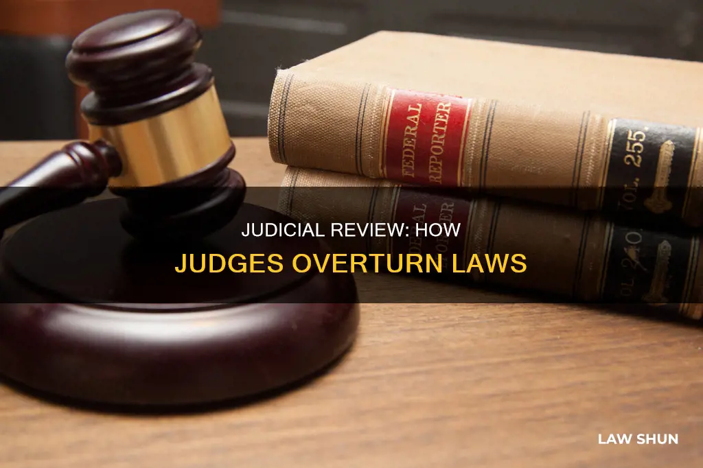 why can a single judge overturn a law