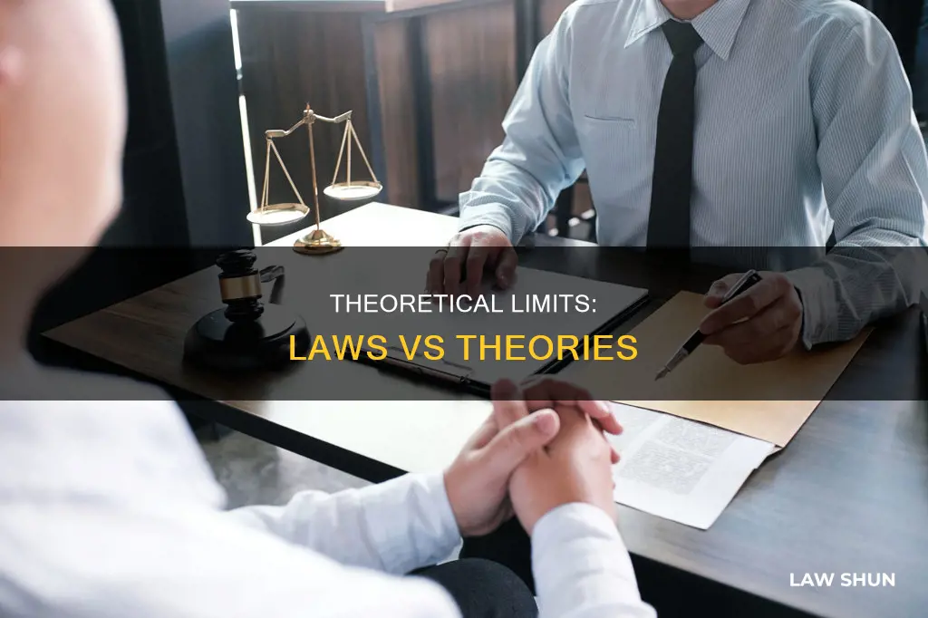 why can a theory never become a law