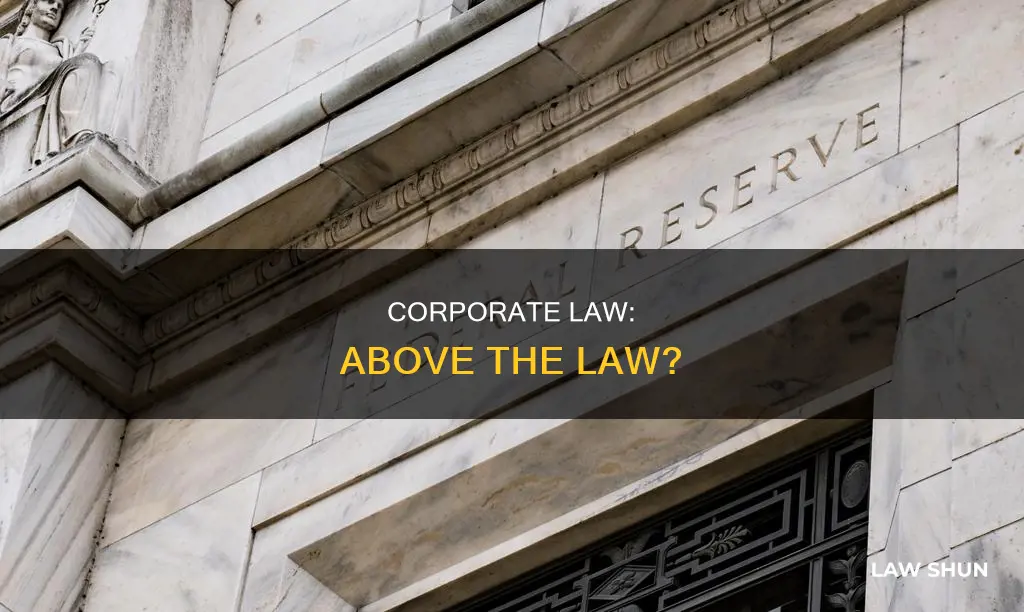why can corporations break laws without punishment