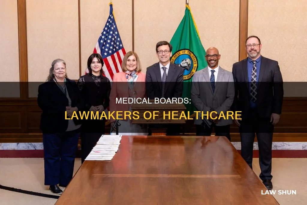 why can medical board write laws