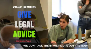Law Students: No Legal Advice Allowed