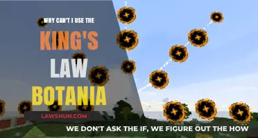 Botania's King: Why the Law Forbids Use