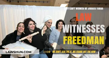 Torah Law: Women's Exclusion from Legal Roles