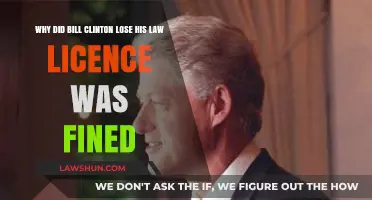 Bill Clinton's Law License Revocation and Fine: The Full Story