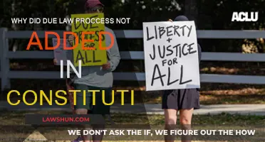 The Due Process Clause: Why It's Not in the Constitution