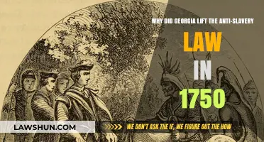 Georgia's 1750 Reversal: Unraveling the Anti-Slavery Law Repeal