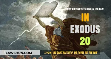 Why God Gave Moses the Law in Exodus 20