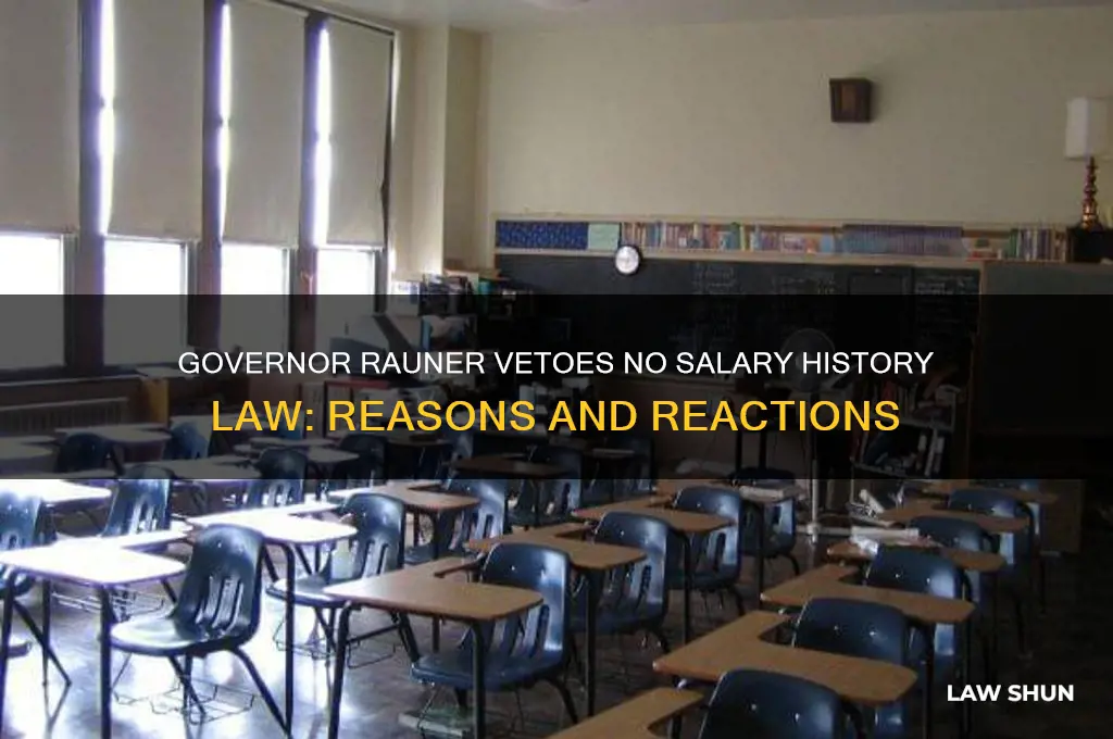 why did govenor rauner veto the no salary history law