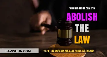 Jesus' Mission: Abolishing the Law to Bring Grace and Freedom