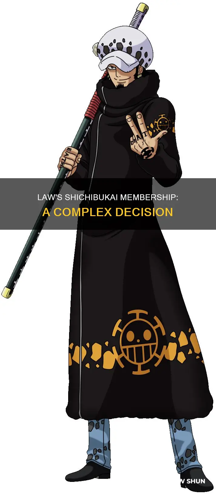 why did law become a shichibukai