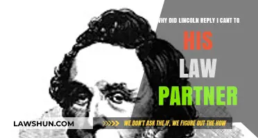 Lincoln's 'I Can't' Response: Unraveling His Law Partner's Plea