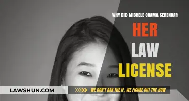 Michelle Obama's Law License: A Personal Choice