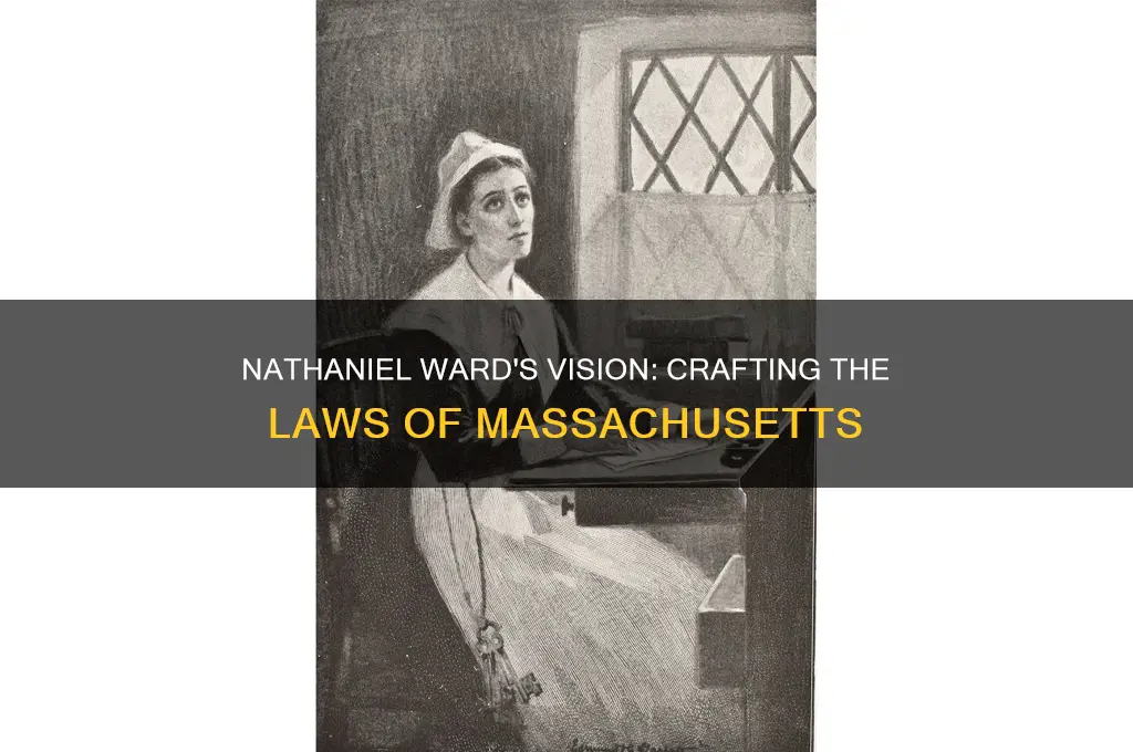 why did nathaniel ward write the laws of massachusetts