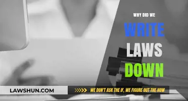 Why Did We Write Laws Down: The Evolution of Legal Documentation