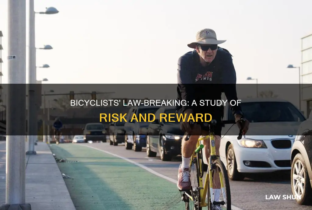 why do bicycle riders break traffic laws