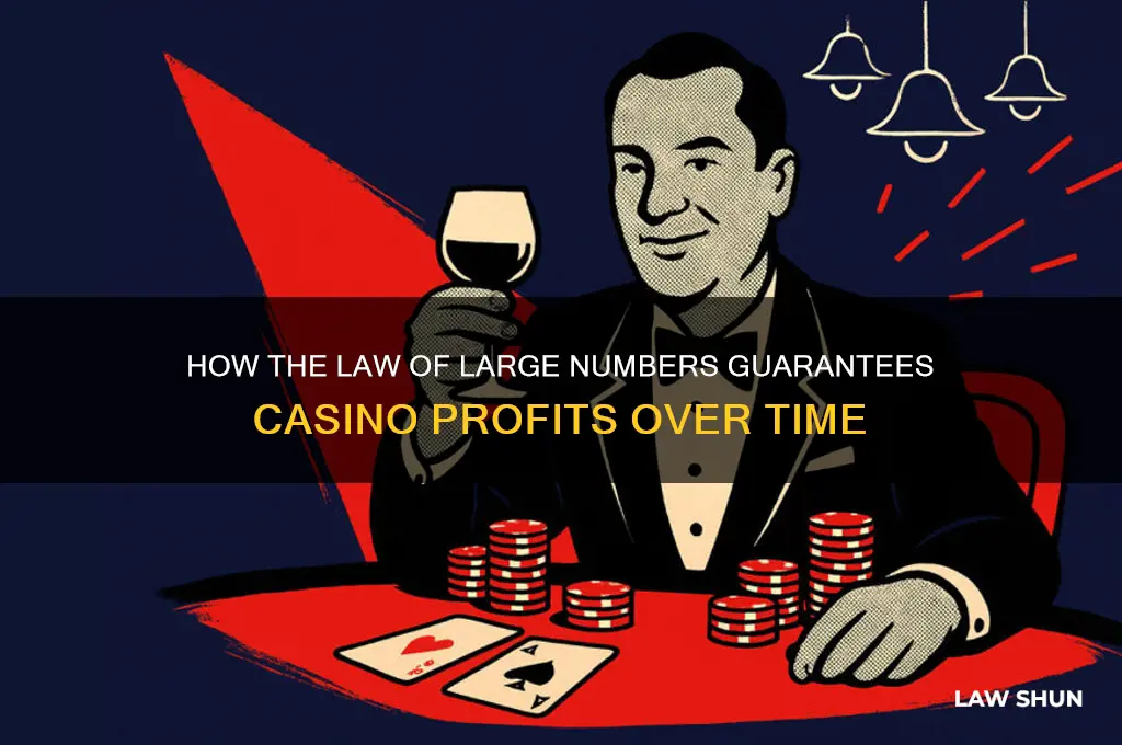 why do casinos win because of law of large numbers
