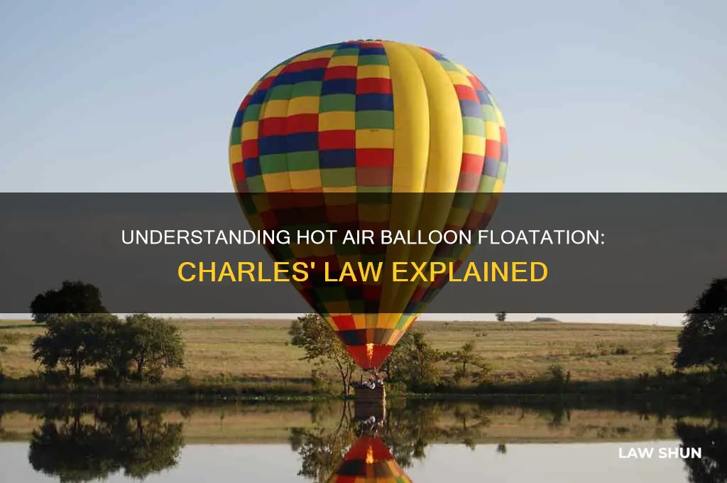 why do hot air balloons float charles law worksheet answers
