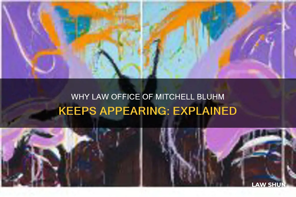 why do i see law office of mitchell bluhm