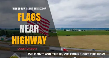 Flag Size Limits Near Highways: Safety, Visibility, and Legal Reasons