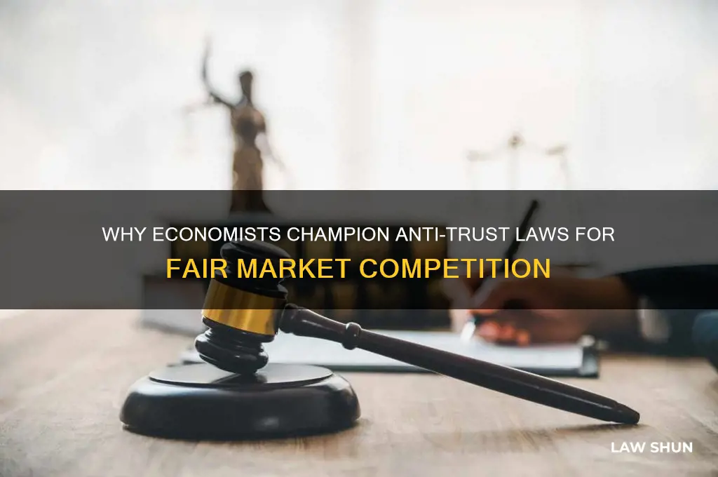 why do most economists support anti-trust laws