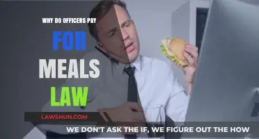 Why Officers Pay for Meals: Understanding the Law Behind the Practice
