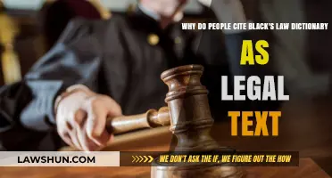 Why Black's Law Dictionary is Cited as Legal Authority