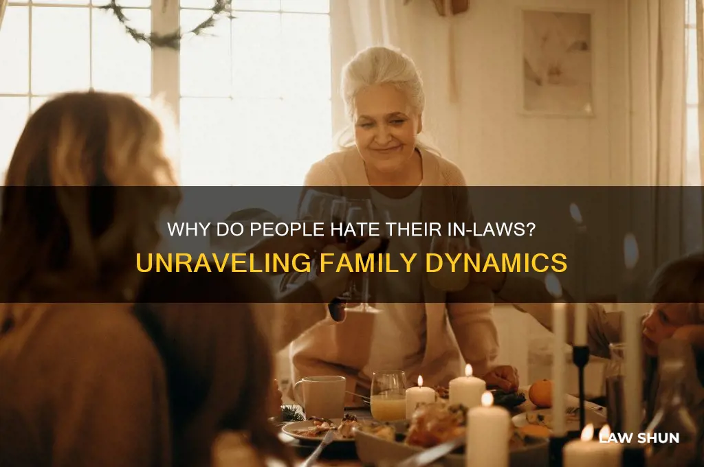 why do people hate their in laws