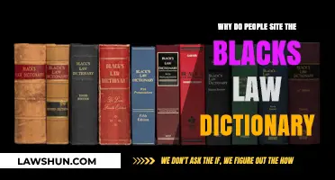Why Legal Scholars and Professionals Cite Black's Law Dictionary
