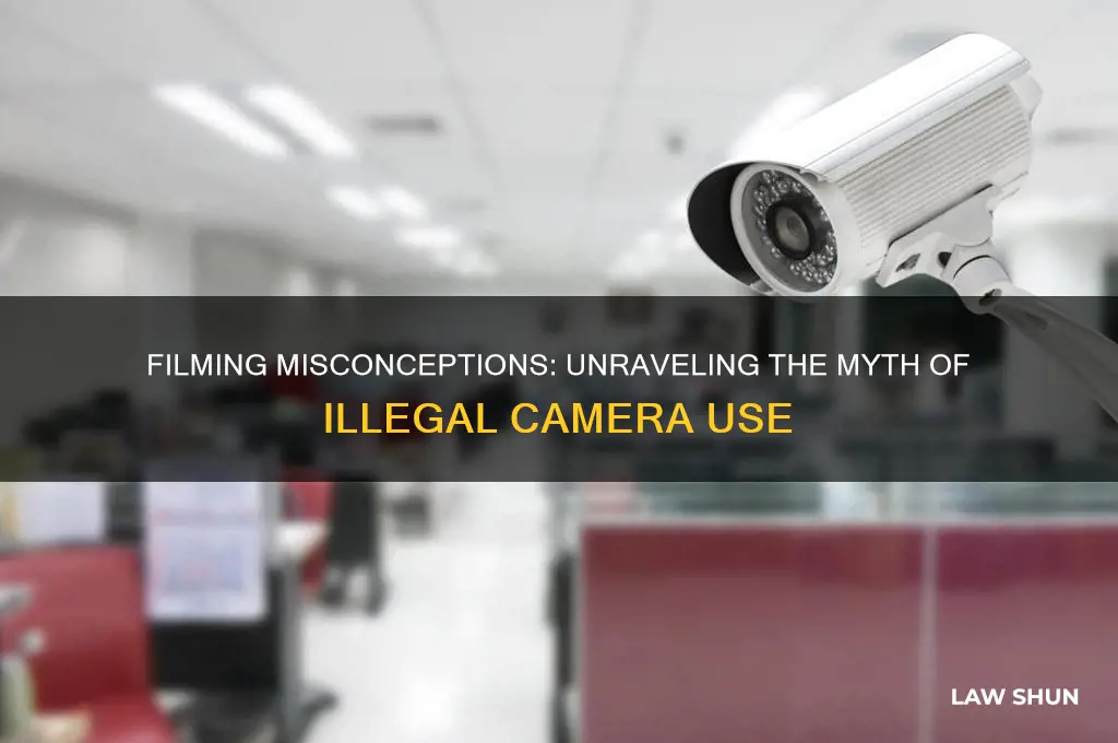 why do people think filming is against the law