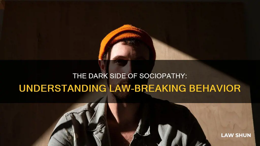 why do sociopaths break the law