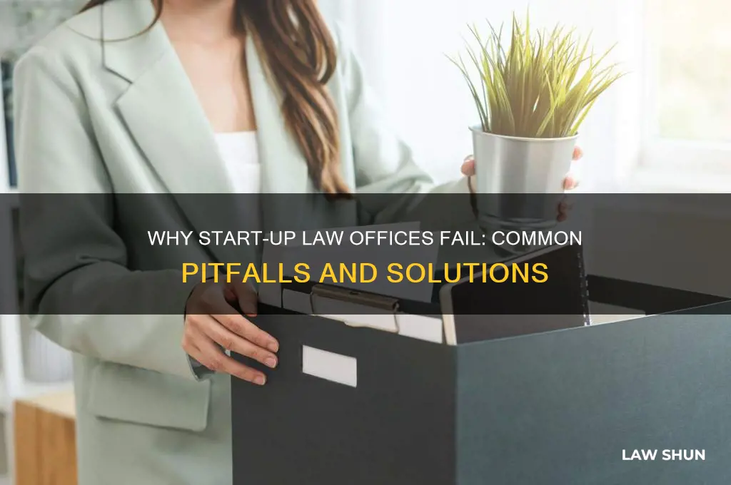 why do start up law offices fail