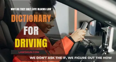 Driving Laws and Black's Law Dictionary: Unraveling the Exclusive Citation Trend