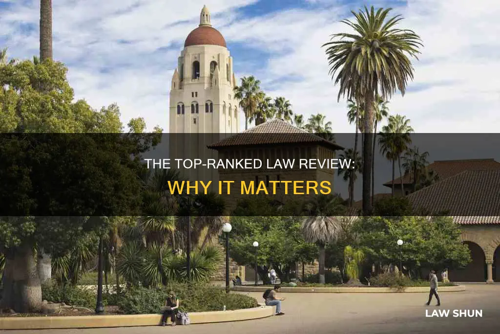 why does law review have to be ranked first