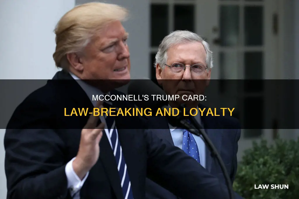 why does mitch mcconnal let trump break the law