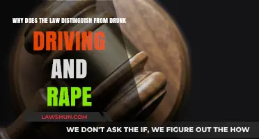 Drunk Driving vs. Rape: Legal Distinctions and Their Implications