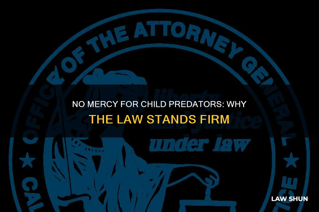 why does the law not forgive child sex abusers