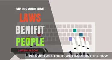 Writing Down Laws: Empowering Clarity, Accountability, and Justice for All