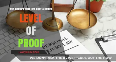 Why Tort Law Relies on Lower Proof Standards Than Criminal Cases