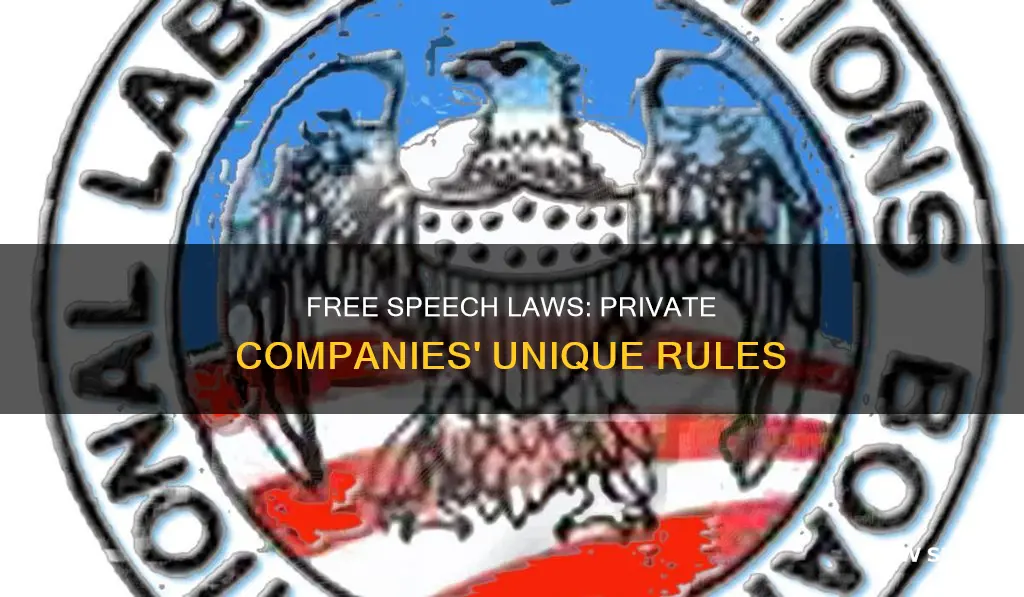 why dont free speech laws apply to private co