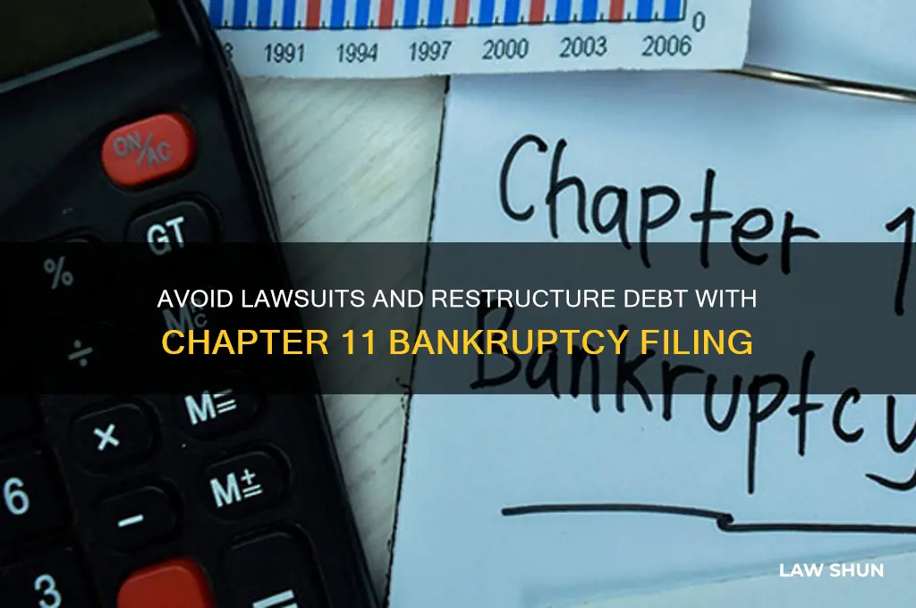 why file bankruptcy chapter 11 to avoid law suits